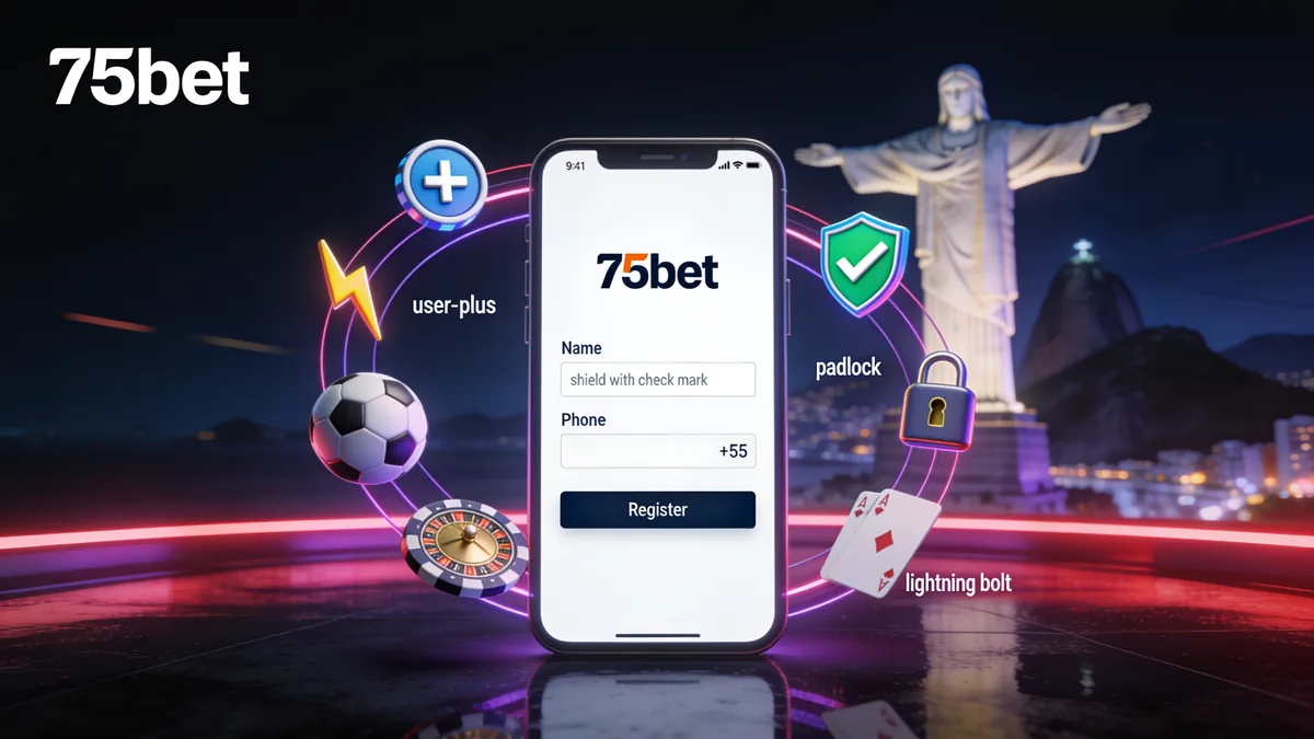 75bet no Brasil — Como se cadastrar na 75bet?